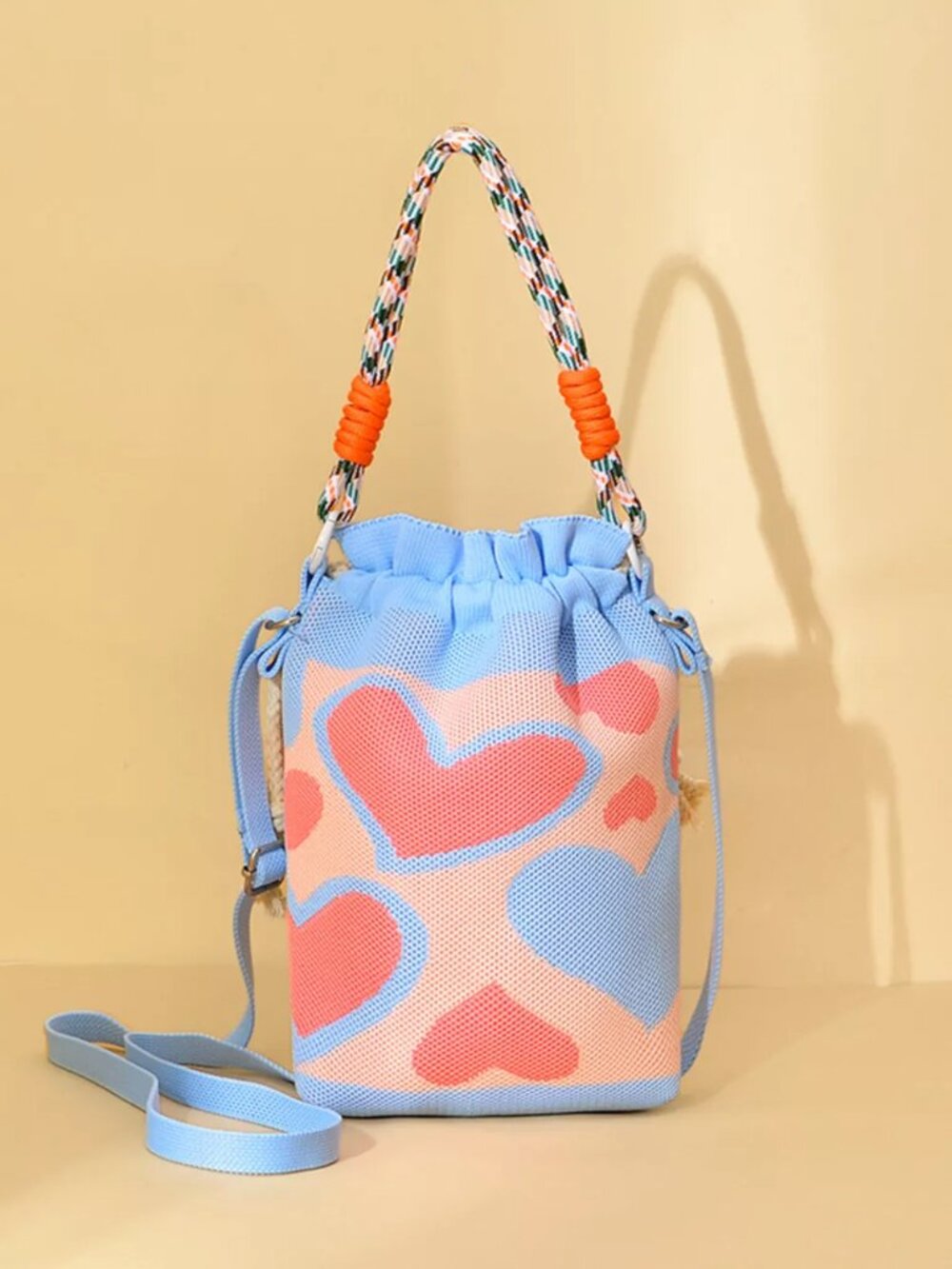 Drawstring Bucket Bag - Picture 5 of 9